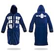 Doctor Who TARDIS Hooded Blue Cotton Bathrobe